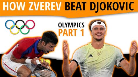 Alexander Zverev Beat Novak Djokovic in the Olympic .